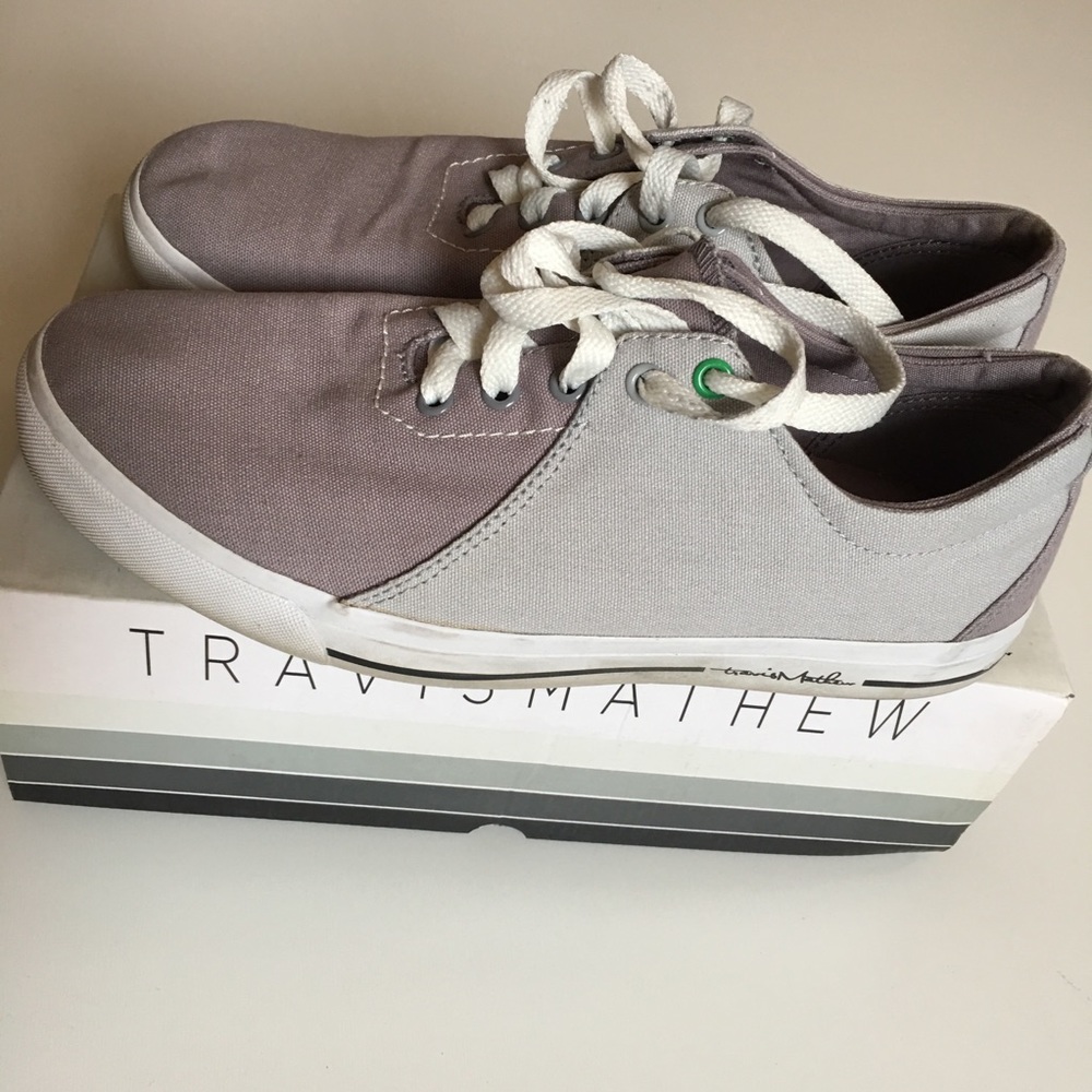 Travis Mathew Steadmen Men 10 Gray shoes sneakers